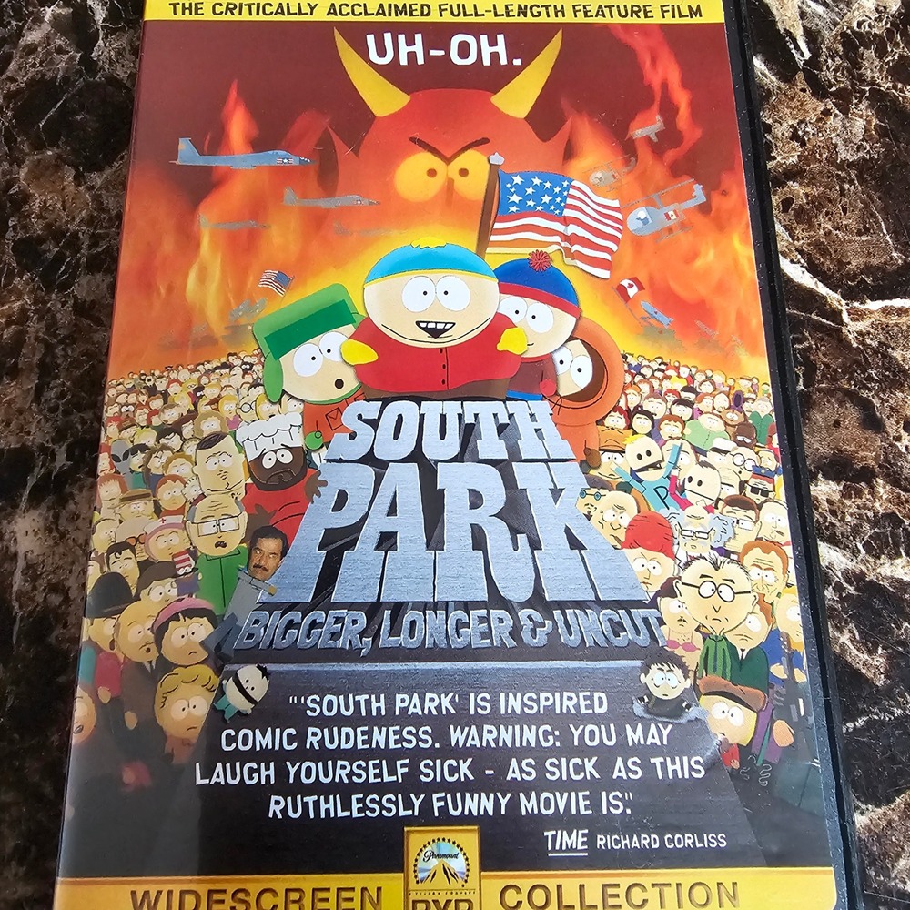 South Park Bigger Longer & Uncut DVD 1999 Widescreen Collection Animated Movie